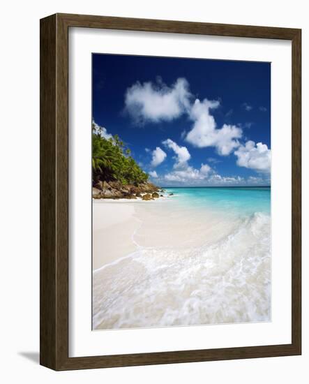 Tropical Beach, Seychelles, Indian Ocean, Africa-Sakis Papadopoulos-Framed Photographic Print