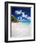 Tropical Beach, Seychelles, Indian Ocean, Africa-Sakis Papadopoulos-Framed Photographic Print