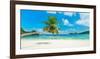 Tropical beach, Seychelles-null-Framed Giclee Print