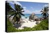 Tropical Beach, Seychelles-Paul Souders-Stretched Canvas