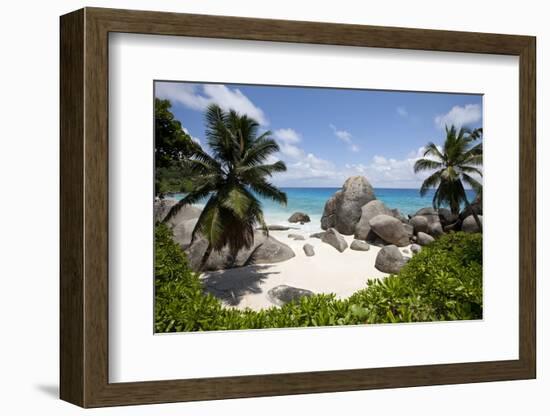 Tropical Beach, Seychelles-Paul Souders-Framed Photographic Print