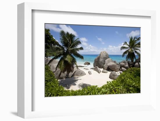 Tropical Beach, Seychelles-Paul Souders-Framed Photographic Print