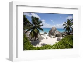 Tropical Beach, Seychelles-Paul Souders-Framed Photographic Print