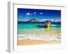 Tropical Beach, South China See, El-Nido, Philippines-DmitryP-Framed Photographic Print