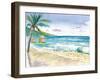 Tropical Beach Vibes in Bora Bora French Polynesia-M. Bleichner-Framed Art Print