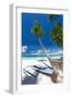 Tropical Beach View-pashapixel-Framed Photographic Print