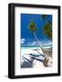 Tropical Beach View-pashapixel-Framed Photographic Print