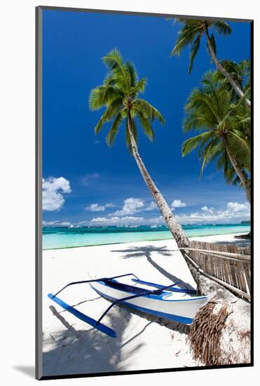 Tropical Beach View-pashapixel-Mounted Photographic Print