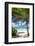 Tropical Beach with Beautiful Palm-pashapixel-Framed Photographic Print