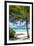 Tropical Beach with Beautiful Palm-pashapixel-Framed Photographic Print