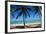 Tropical Beach with Beautiful Palms and White Sand-pashapixel-Framed Photographic Print