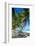 Tropical Beach with Beautiful Palms-pashapixel-Framed Photographic Print