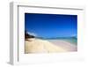 Tropical Beach with Beautiful Palms-pashapixel-Framed Photographic Print