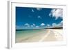 Tropical Beach with Blue Sky and White Sand-Will Wilkinson-Framed Photographic Print