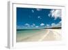 Tropical Beach with Blue Sky and White Sand-Will Wilkinson-Framed Photographic Print