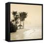 Tropical beach-null-Framed Stretched Canvas