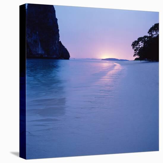 Tropical Beach-null-Stretched Canvas