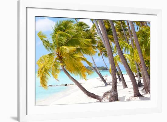 Tropical Beach-noblige-Framed Photographic Print