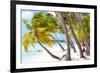 Tropical Beach-noblige-Framed Photographic Print