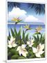 Tropical Beach-Linda Braucht-Mounted Giclee Print