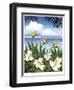 Tropical Beach-Linda Braucht-Framed Giclee Print