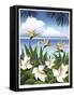 Tropical Beach-Linda Braucht-Framed Stretched Canvas