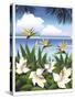 Tropical Beach-Linda Braucht-Stretched Canvas