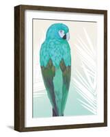 Tropical Bird 1-Marco Fabiano-Framed Art Print