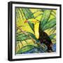 Tropical Bird II-Nicholas Biscardi-Framed Art Print