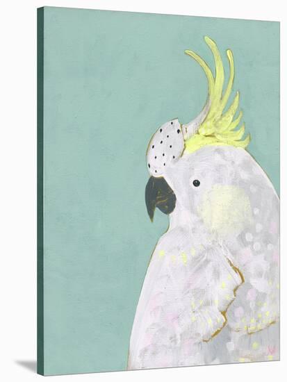 Tropical Birds - Cockatoo-null-Stretched Canvas