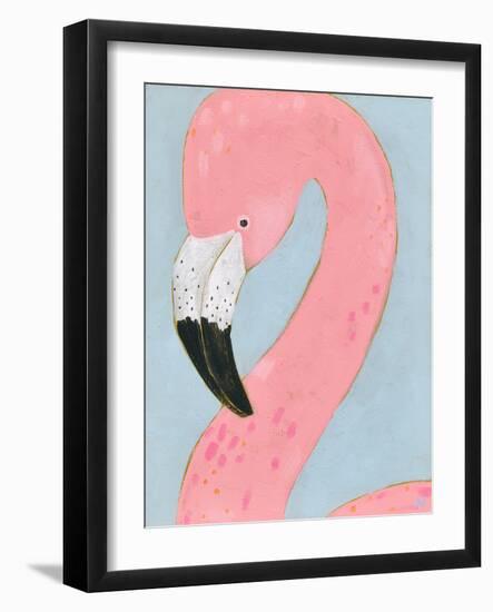 Tropical Birds - Flamingo-null-Framed Giclee Print
