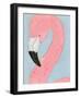 Tropical Birds - Flamingo-null-Framed Giclee Print