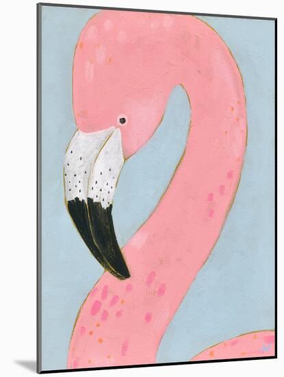 Tropical Birds - Flamingo-null-Mounted Giclee Print