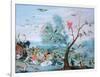 Tropical Birds in a Landscape-Jan van Kessel-Framed Giclee Print