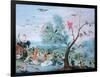 Tropical Birds in a Landscape-Jan van Kessel-Framed Giclee Print