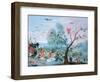 Tropical Birds in a Landscape-Jan van Kessel-Framed Giclee Print