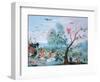 Tropical Birds in a Landscape-Jan van Kessel-Framed Giclee Print