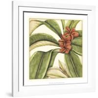 Tropical Blooms and Foliage I-Jennifer Goldberger-Framed Art Print