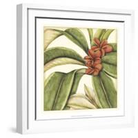 Tropical Blooms and Foliage I-Jennifer Goldberger-Framed Art Print