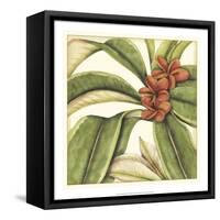 Tropical Blooms and Foliage I-Jennifer Goldberger-Framed Stretched Canvas