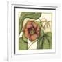 Tropical Blooms and Foliage IV-Jennifer Goldberger-Framed Art Print