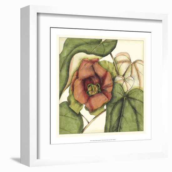 Tropical Blooms and Foliage IV-Jennifer Goldberger-Framed Art Print