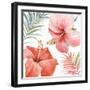 Tropical Blush III-Lisa Audit-Framed Art Print