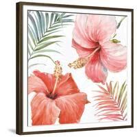 Tropical Blush III-Lisa Audit-Framed Premium Giclee Print