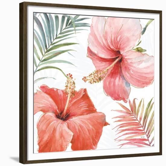 Tropical Blush III-Lisa Audit-Framed Premium Giclee Print