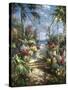 Tropical Breezeway-James Reed-Stretched Canvas