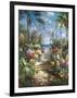 Tropical Breezeway-James Reed-Framed Art Print