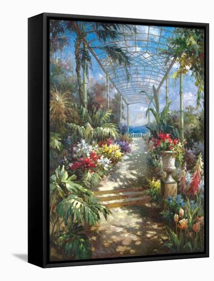 Tropical Breezeway-James Reed-Framed Stretched Canvas