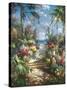 Tropical Breezeway-James Reed-Stretched Canvas