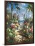 Tropical Breezeway-James Reed-Framed Art Print
